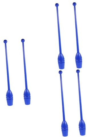 BESPORTBLE Lot De 3 Barres De Gymnastique pour Adultes : Barres De Callisthénie Bâtons De Gymnastique en Résine pour La Gymnastique Rythmique Et Le Fitness 2 pièces X 3
