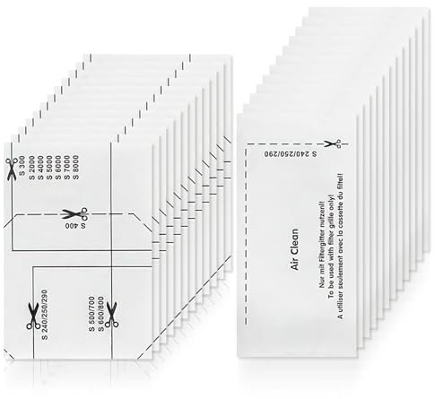 24 Stück Set Staubsauger Filter für Miele Staubsauger, Motorschutzfilter und Staubsaugerfilter Set für Miele Classic C1, Compact C1/2, Complete C1/2/3, Dynamic U1, S200-S899, S2000-S8999