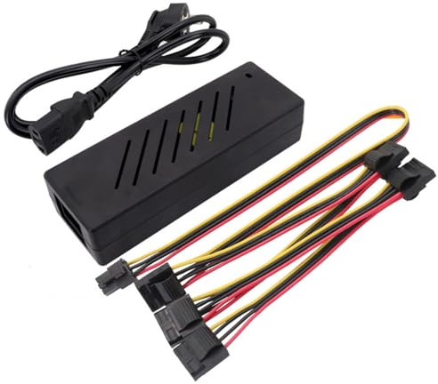 MCAOAL Cable de alimentación externa IDEs Molexs de alta estabilidad para discos duros NAS, soporta múltiples unidades y fuente de alimentación externa de fácil instalación