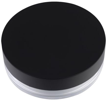 COLLBATH Leerer und Wiederverwendbar Kosmetikbehälter mit Schwammquaste aus Kunststoff 20g und Trennfach Kompakt für Make-up zu Hause und Reisen