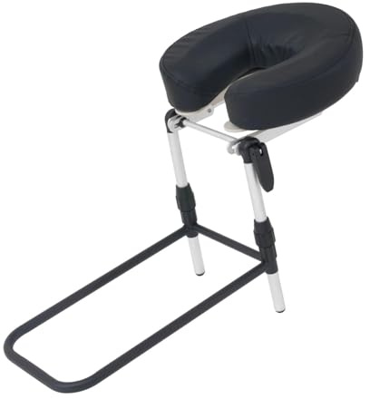 Ｚｉａｌｏｆｉ Poggiatesta per Letto, Culla per Il Viso, Kit per Massaggio Domestico Riutilizzabile, Multifunzione, Professionale, per Il Recupero da, Nero