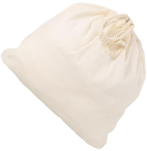 CONGARTENO Sachet Filtre en Coton 33 X 33 CM Réutilisable pour Filtration Liquide Étamine Fine pour Jus Thé Vin Café et Lait Végétal – Paquet à Égoutter Lavable Polyvalent Maille