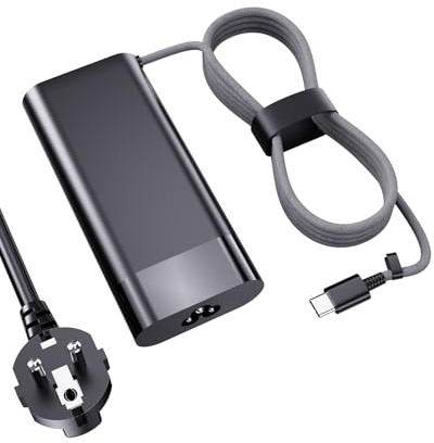 Cargador 100W USB C para HP Spectre Fold 17 x360 16-aa0047nr | HP Pavilion Plus 14 14-ew1010nr ZBook Firefly 14 16 G11 Envy 17-cw1087nr TPN-LA31 N57041-001 N56858-001 USB C Adaptador