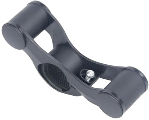 OSOLADY Soporte de Extensión para Manillar de Bicicleta de Montaña, Accesorio Rígido de Plástico Duradero, Compatible Ordenador Ciclismo, Adecuado para Ciclismo y Montaje de Luces