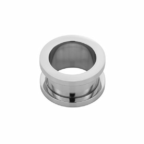 eeddoo Flesh Tunnel Silber Edelstahl 20 mm