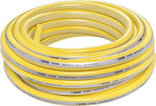 REHAU Gartenschlauch QUATTROFLEX Plus+ ökologisch unbedenklich, extrem druckfest, gelb, 13mm (1/2) 50m