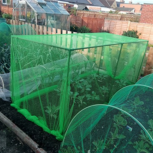 Fruit and Vegetable Protective Cage supplied with Green Butterfly Netting (105cm Green)