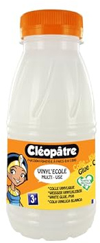 Cléopâtre VI250 Vinyl'Ecole Flacon de colle vinylique 250 g Blanc