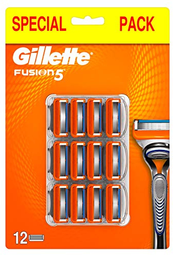 Gilette Fusion5 Rasierklingen für Männer, 12 Stück