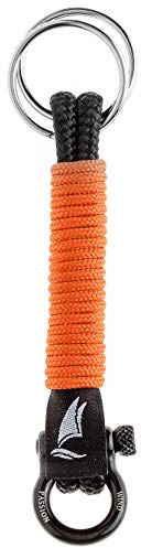 Wind Passion - Paracord Nautical Keychain for Men & Women Who Love Adventures | Handcrafted Braided Rope Keychain