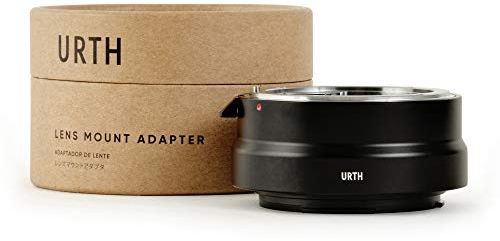 Urth Lens Mount Adapter: Compatible with Canon RF Camera Body to Nikon F Lens