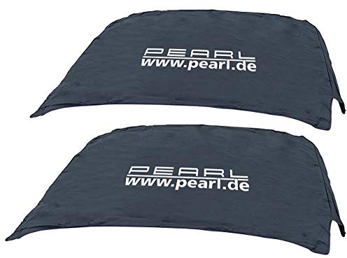 PEARL Autoabdeckung: 2er-Set fest sitzende Anti-EIS-Scheibenfolien mit Magnet-Fixierung (Windschutzscheibenabdeckung, Abdeckung Auto, Decke)
