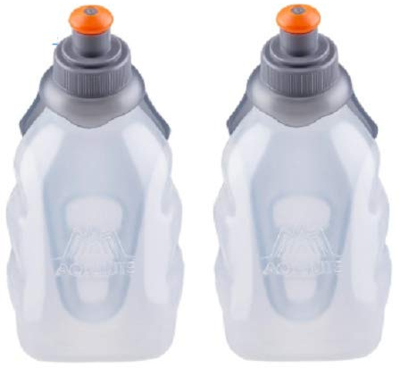 AONIJIE Bpa Free Lot de 2 bouteilles d'eau fluides 250 ml pour gilet à dos d'hydratation (2 x 250 ml)