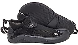 RIP CURL 2023 Mens Reefer 1.5mm Split Toe Wetsuit Boot WBO1AT - Black/Charcoal Footwear - 6
