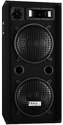 Ibiza Sound STAR210 - Altoparlante sono 1000 W PMPO 2 x 10''-25 cm, colore: Nero