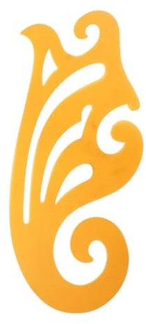 NUOBESTY Kurvenlineal Designer-Multifunktionslineal Stofflinealschneider Kleider Kleidungsdesign-Accessoire Nähkurve Präzision Patchwork-Lineal Zentimeter Lineal Nählineal Schneidelineal