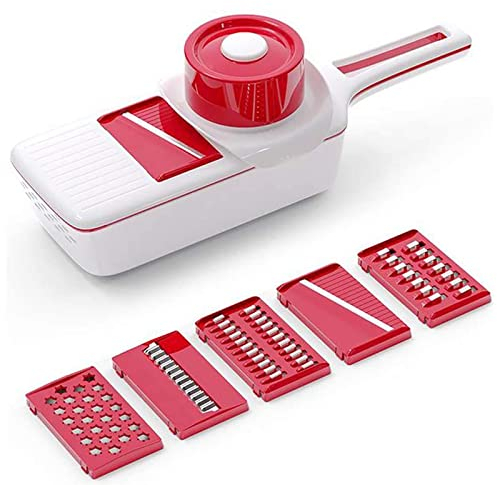 CVNIMV Vegetable Chopper Dicer Cutter Dicing Machine - Veggie Slicer Cutter Grater, Food Processor Small,Cheese Chopper Mini, Potato Onion Garlic Chopper with Container, Portable String V