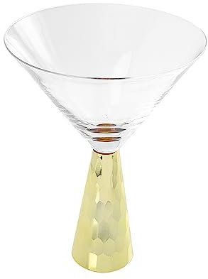 RORPOIR Gold Coupe Glasses Martini Brandy Cocktail Glasses Delicate Wine Cup Home Bar Decor Party Supplies