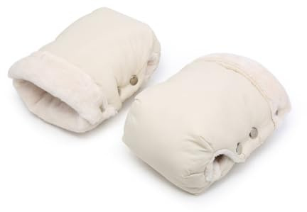 AMEEDA Barnvagn, handvärmare, barnvagn, handvärmare, universella handvärmare, vantar, vindtät, barnvagn, handvärmare, barnvagnstillbehör (beige)