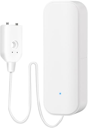 UHPPOTE Détecteur de fuite d'eau WiFi 2,4 GHz, capteur de détection de fuite, surveillance du niveau d'inondation, fonctionne avec l'application Tuya