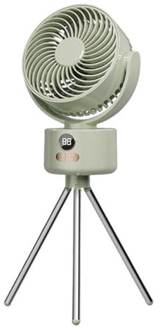 Desk Fan Camping Fan - Portable Fans Rechargeable | Mini Table Fans With Tripod Legs | Personal Cooling Fans For Home Office Stroller Camping, 360° Rotate, 3 Speeds, Battery Operated