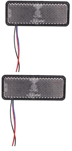 TOPBATHY 2 Piezas Luces LED Reflectantes Motocicleta y Camiones Lámparas de Señalización y Resistentes al Agua Instalación Luz de Advertencia y Vehículos Comerciales