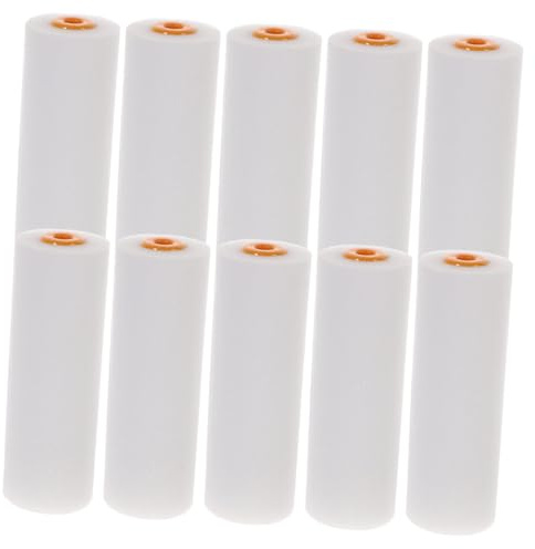 NIYANGLE Fundas de Esponja para Rodillos de Pintura 6 Pulgadas Baja Densidad Pack de 10 Unidades para Uso Doméstico Compatibles Marcos de Rodillos Ideales para Pintar Paredes y