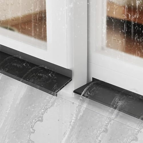 Tira de sellado impermeable para ventana, cinta para burlete de clima, tiras de sellado insonorizadas para puertas y ventanas, para ventanas deslizantes y laterales (exterior -L)