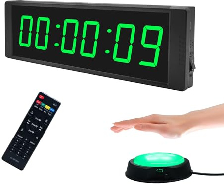 Timer fur conto alla rovescia con pulsante intervallo digitale fur allenamento, sport, casa, palestra