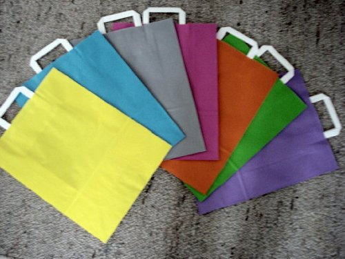 Papiertragetaschen 250 Stück, 22+11x28 grau