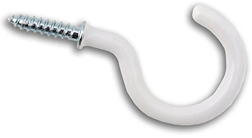 Cup Haken - Pvc-Beschichtete - White 32 Mm (1.1 / 4 Zoll.) 42 St. / S