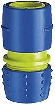 Tatay Conector Rápido Top Line para Mangueras de 1/2 pulgadas 12.5mm 5/8 pulgadas 15mm, Conector a Racor Universal, Fácil Instalación, Protección Solar, Azul