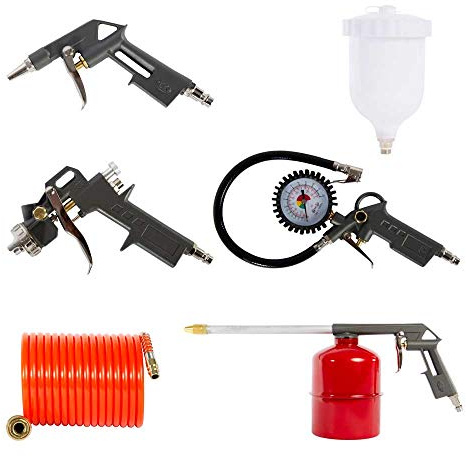 ParkerBrand.com 5 Piece Air Compressor Tool Kit