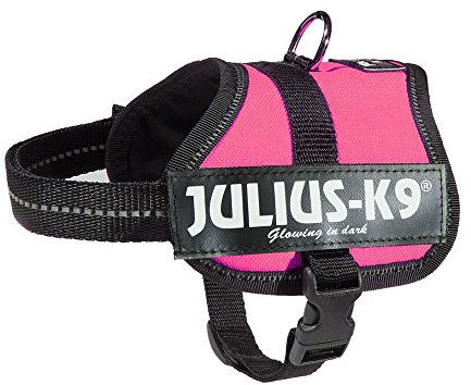K9 Powergeschirr, Größe: 3XS/Baby 1, Dunkelpink