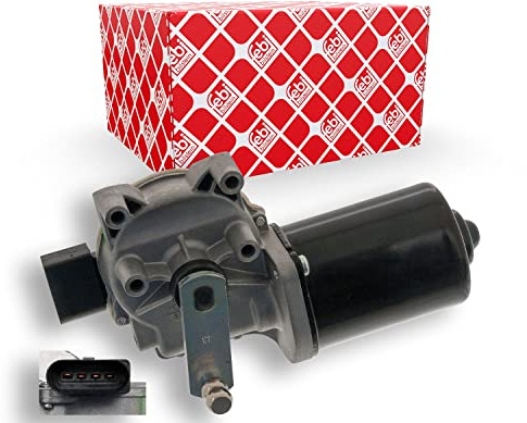 febi bilstein 48671 Scheibenwischermotor, 1 Stück | Kompatibel mit: VW AMAROK, AMAROK Pritsche/Fahrgestell, MULTIVAN T5, MULTIVAN T6, TRANSPORTER T5 Bus, TRANSPORTER T5 Kasten