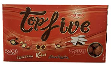 Confetti Crispo - Top Five- Colore Rosso -1 Kg