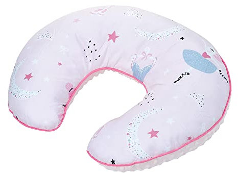 For Your Little One Nursing Pillow Baby Breast Feeding Maternity - Pixie/Newborn Pillow Cushion Washable Cover | Mother & Baby Awards 2022 Shortlisted |Plush Cotton Cover, Multi-Purpose Support