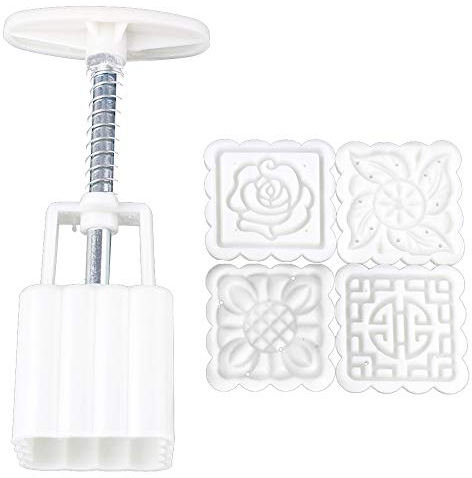 Eighty Moule à gâteau de lune 50 g avec 4 tampons - Moule à gâteau de lune pour cadeau de Noël