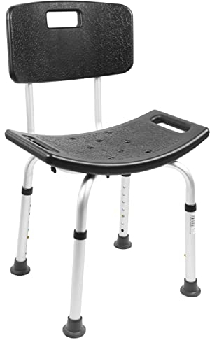 PEPE Mobility Sedia Doccia Anziani Regolabile, Sgabello Doccia Antiscivolo per Disabili, Sedile Bagno Facile Montaggio