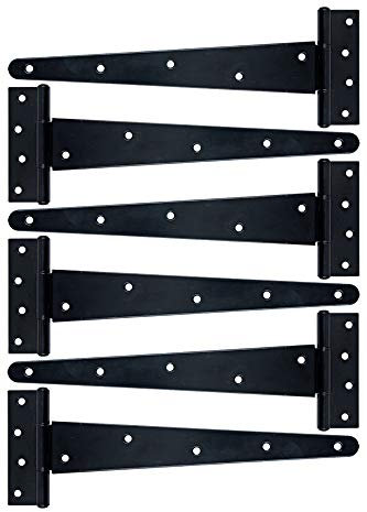 MLHpeak Charnière en T robuste pour abri de jardin 15,2 cm, 30,5 cm