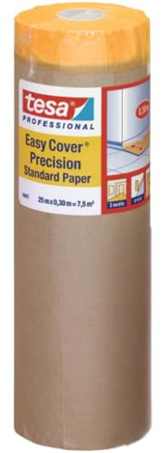 Tesa 04401-00000-00 Papier de masquage Easy Cover® orange (L x l) 25 m x 30 cm 1 pc(s)
