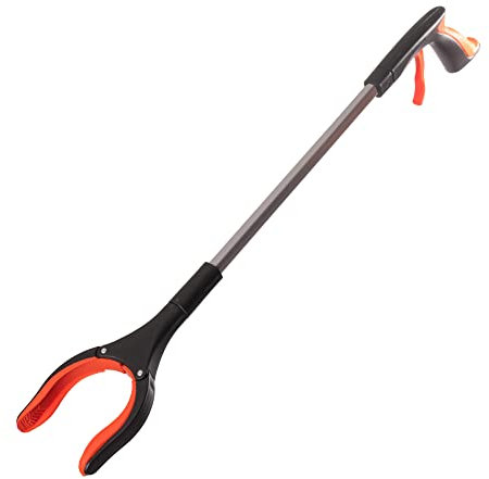 GroundMaster Aluminium Litter Picker | Heavy Duty Home & Garden Rubbish Grabber | Helping Hand Pick Up Tool | Item 51704 (50cm Length)