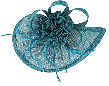 Kopfschmuck Fascinator Damen Elegant Fascinator Haarreif Für Hochzeit Cocktail Hochzeit Braut Kopfschmuck Kopfschmuck Fascinators Pillbox Hat 50er Jahre Fascinator Hut Für Frauen