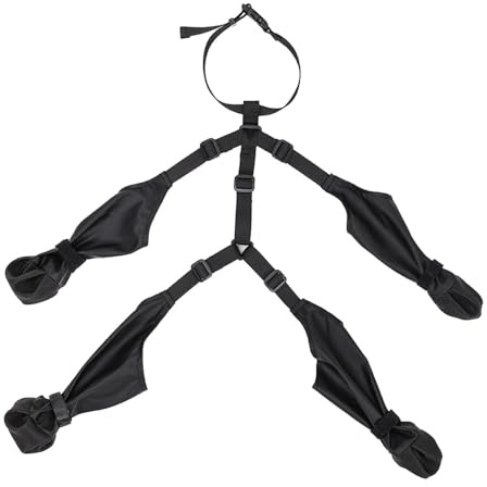 ＡＷＨＡＯ Haustier-Hundesocken, Schuhe, Hundestiefel, Leggings, bequemer Beinschutz, Hunde-Winterschuh für den Winter, Verschiedene Hunde, Wandern, alle, L