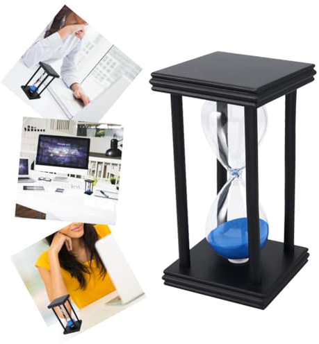 TOPBATHY 30 Minutes Sandglass Clock Vintage Hourglass Timer for Home Decoration Sand Clock Timer