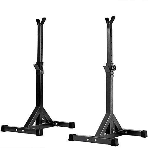 GIGBIRD Großes verstellbares Squat Rack Kniebeugenständer Langhantel Home Gym Tragbare Hantelständer