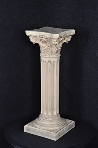 Cinar Colonne décorative de style antique, table d'appoint, support pour fleurs, hauteur : 75 cm