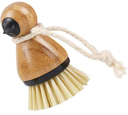CALLARON Vegetable Cleaning Brush Handle Pan Cleaning Dish Washing up Scrubber for Kitchen Sink