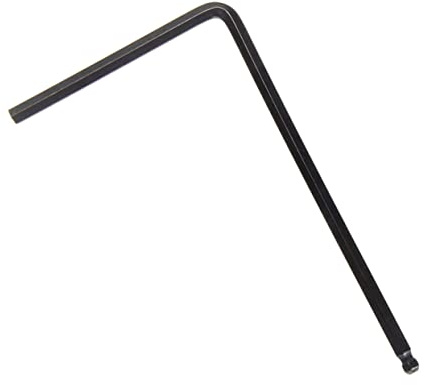 SUPVOX Gitarrenhals Truss Rod Schlüssel Schwarz Ergonomisches Reparaturwerkzeug für Gitarrenhals Einstellungen Strapazierfähig Rostfrei und Einfach zu Bedienen für Musiker