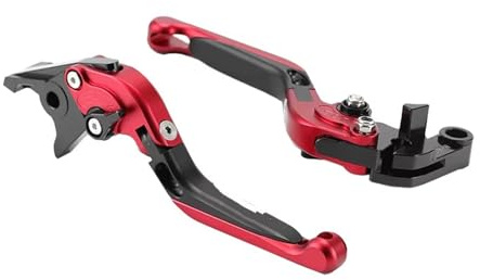 Per Hornet CB1000 SP CB 1000 2025 Leve Frizione Freno Moto Comando Manuale Pieghevole Estensibile Motorcykel Broms Kopplings Spakar(Rosso NERO)